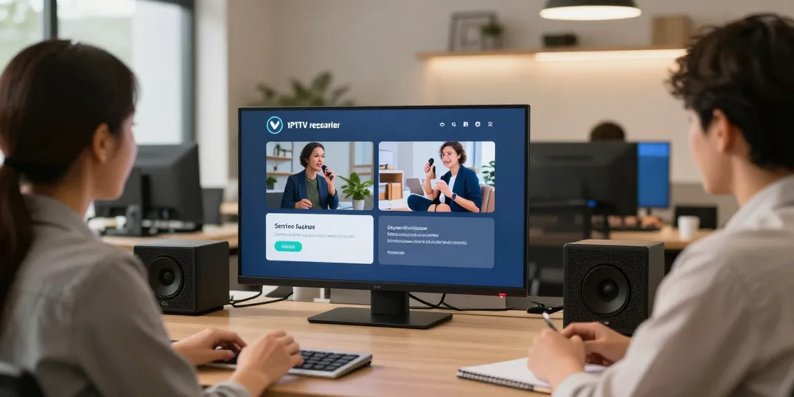 Local IPTV reseller showcasing professional services to clients, trusted provider in community.