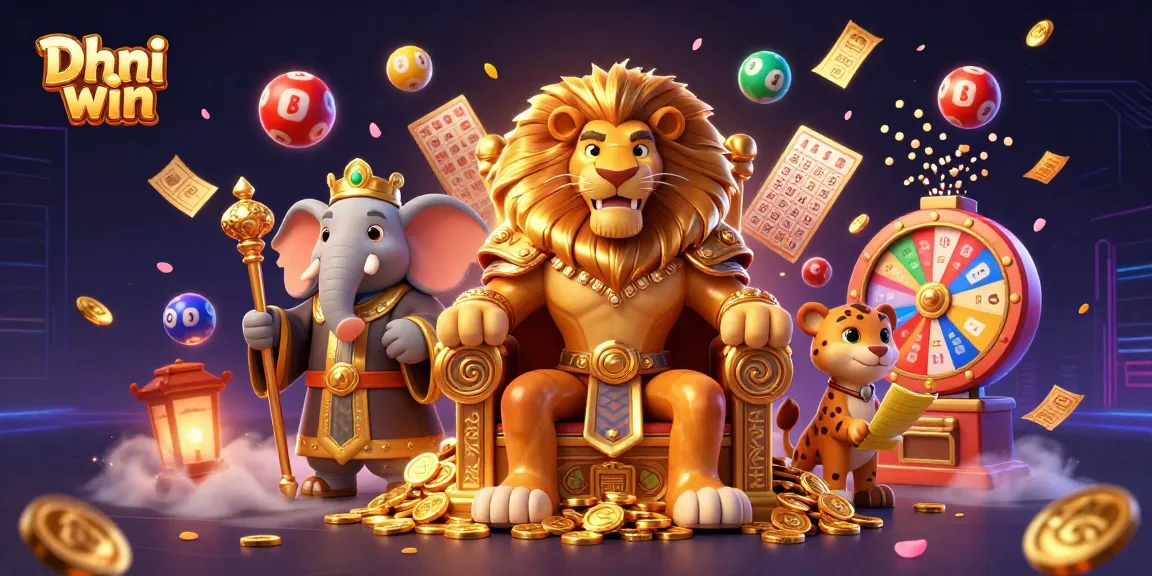 Experience thrilling gameplay and rewards on the Dhani win platform with lottery balls and vibrant gaming elements.